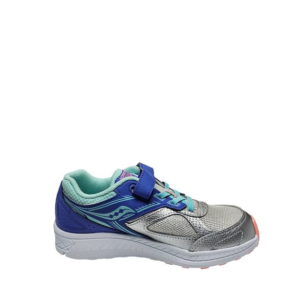 Saucony Youth Cohesion Adjustable Strap Wide Running Sneakers Size 3W  NWT - Picture 2 of 6